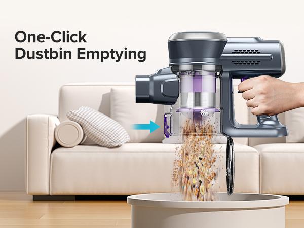 Lubluelu Cordless Vacuum Cleaner, 25000Pa Powerful Suction, LED Brush, 50Min Runtime, Lightweight Self-Standing for Pet Hair, Carpet & Hardwood Floors Lubluelu Cordless Vacuum Cleaner, 25000Pa Powerful Suction, LED Brush, 50Min Runtime, Lightweight Self-Standing for Pet Hair, Carpet & Hardwood Floors