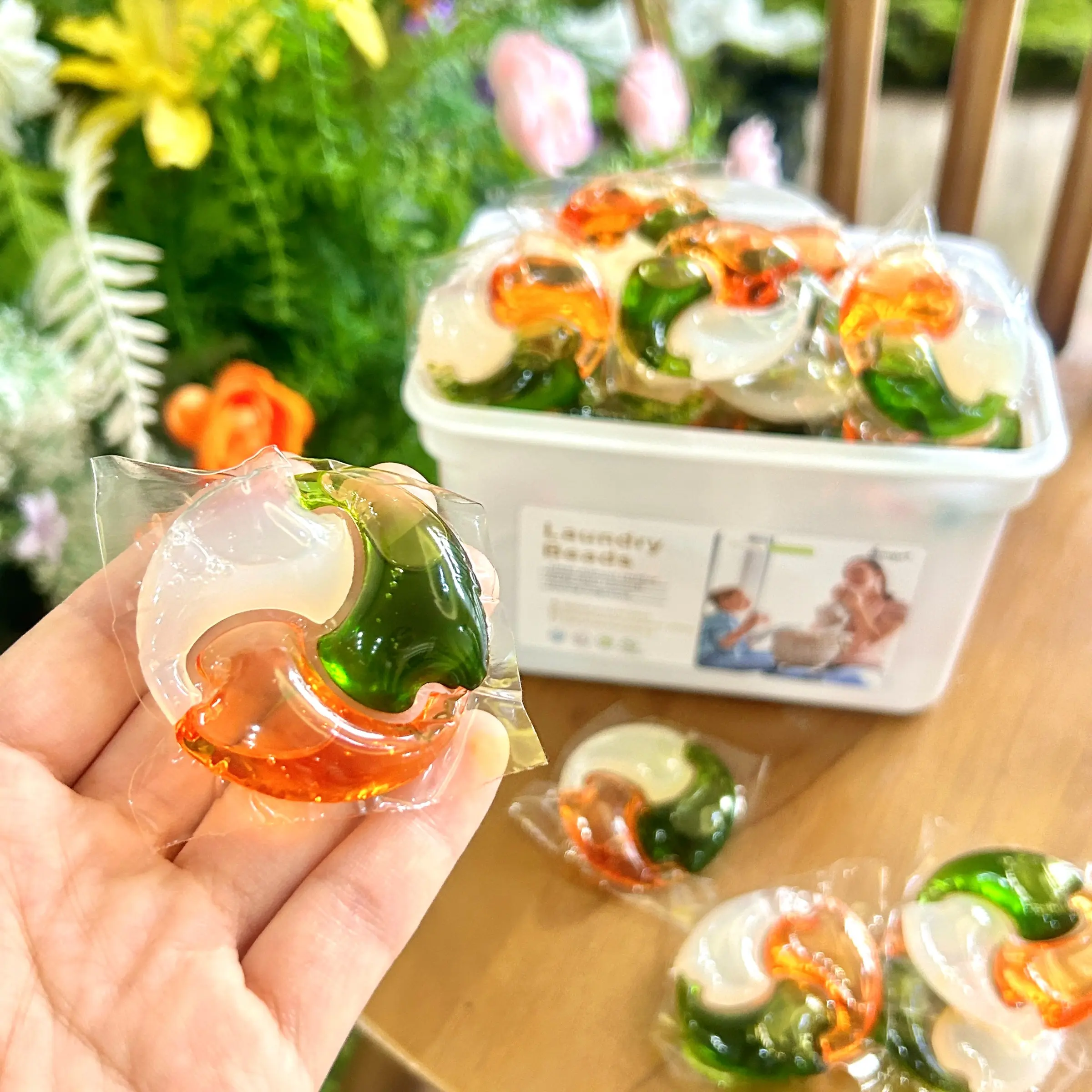Super Sized Laundry Detergent Pods All-In-1 Laundry Detergent Capsules, 31/63/93/100 Washes Scent Booster Laundry Pods 💐 Concentrated Liquid Fabric Softener, Fruit Scented,  Stain Removal, Color Protection 👕✨, Laundry Detergent Balls, Laundry Beads