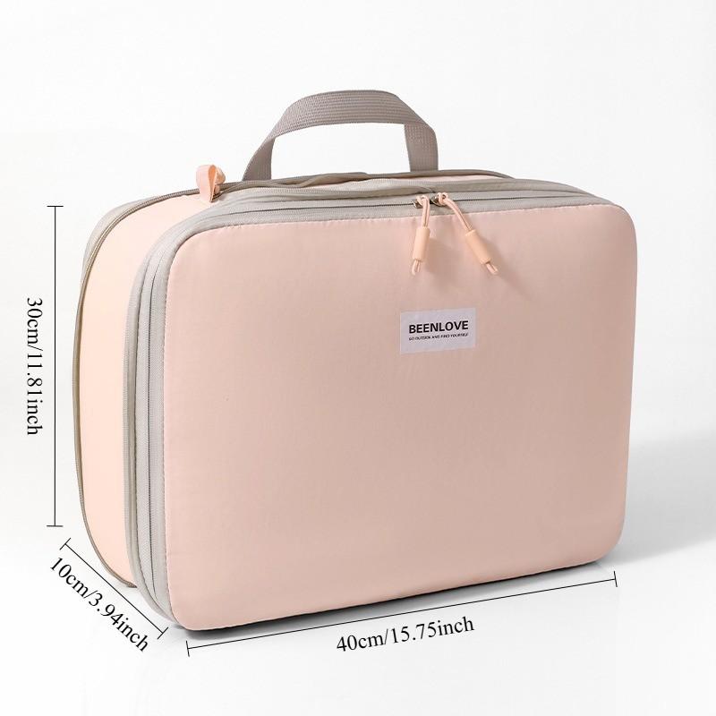 Compression Storage Bag for Travel, Portable Clothes Organizer, Large Capacity Nylon Carry Bag, Ideal for Business Trips and Vacations