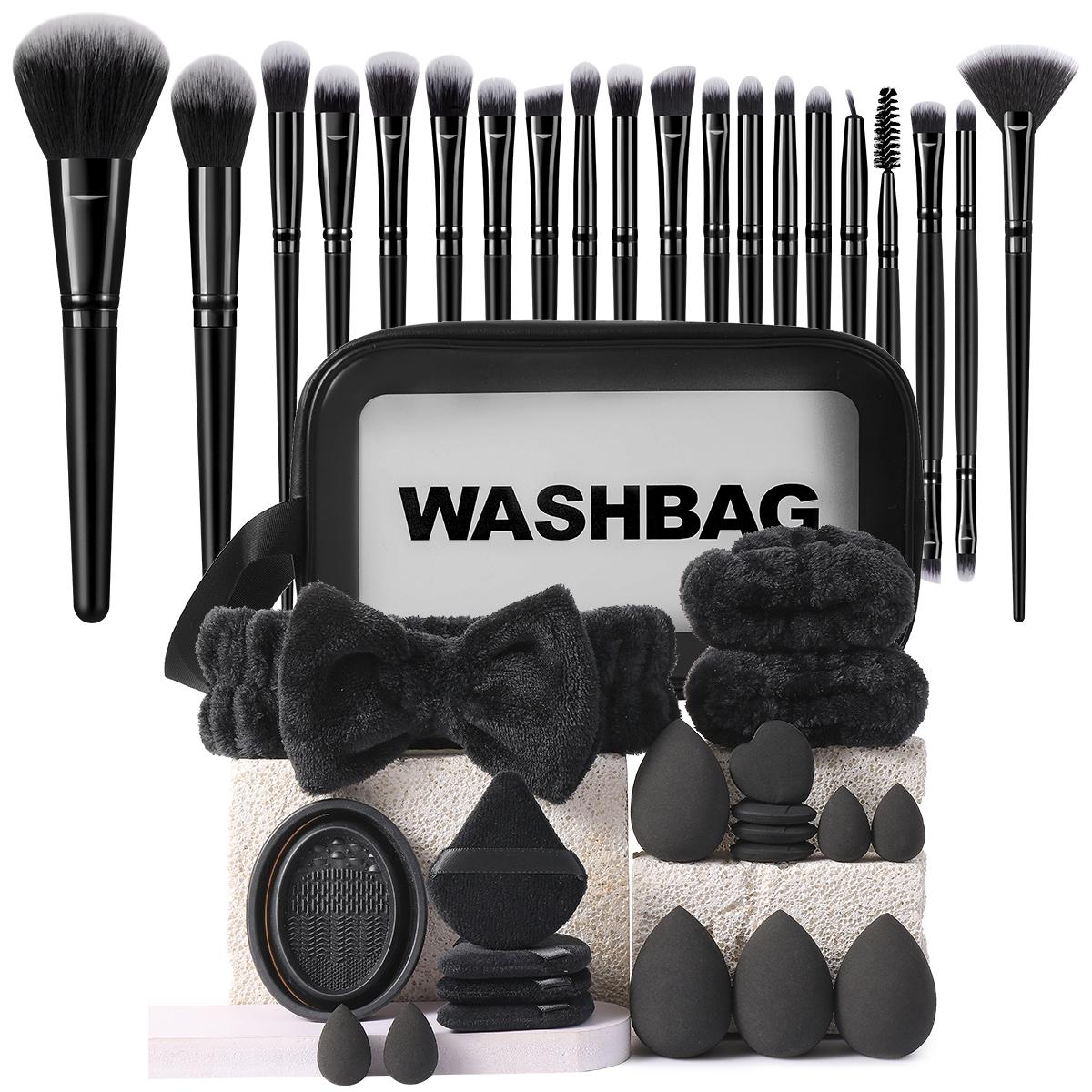 Makeup Tool Set, 41pcs/set Makeup Tools & Face Cleansing Tools & Waterproof Storage Bag, Professional Makeup Tool Set for Beginners, Makeup Brush Kit