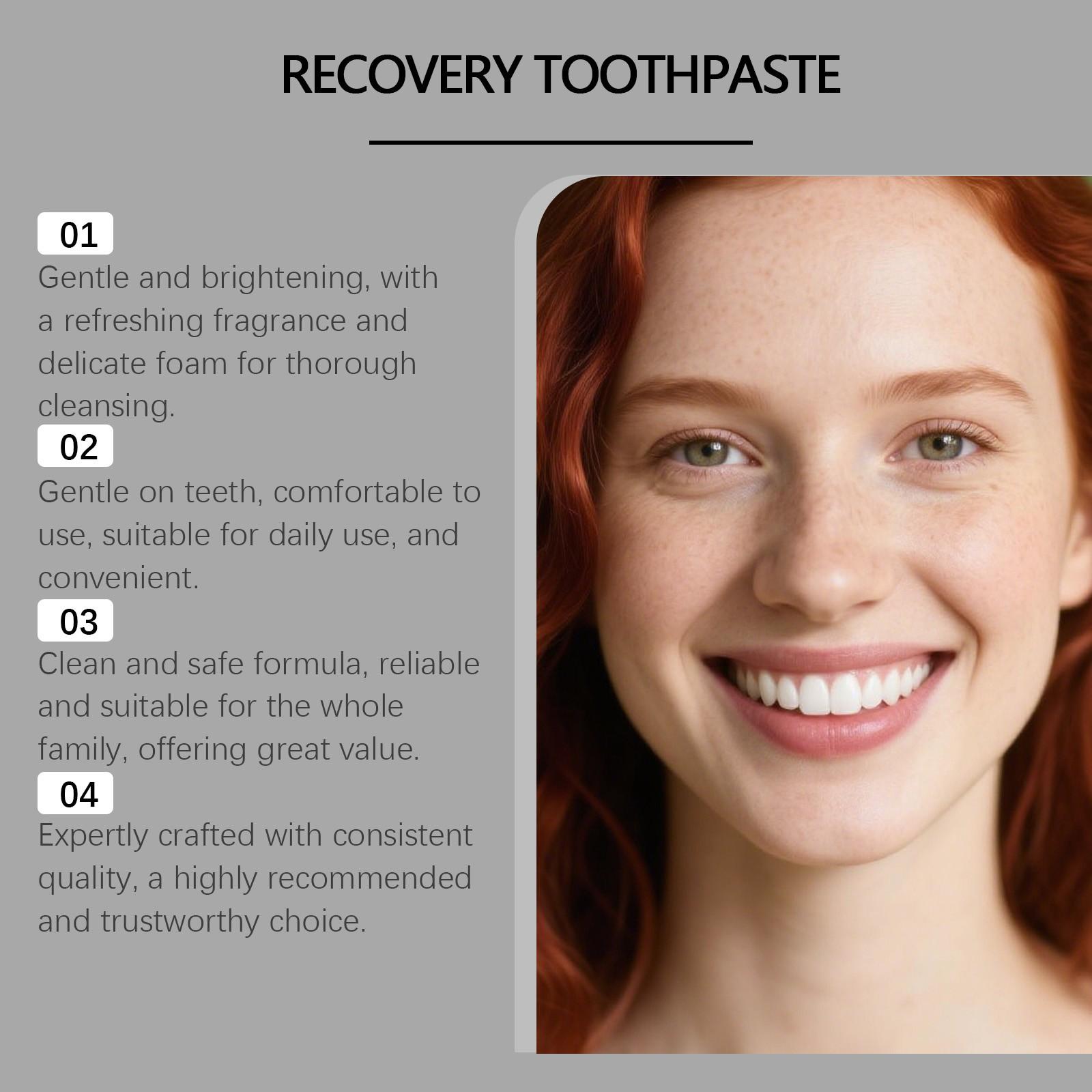 AMZ Gentle Brightening Toothpaste, Oral Cleansing, Protects Enamel ...
