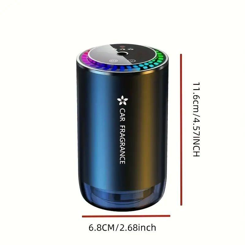 Waterless Essential Oil Diffuser, Portable Aromatherapy Diffuser, Mini Scent Machine, Battery Operated, 1/4/8-Hour Timer, 20ml Capacity, 3 Mist Levels for Home, Car, Room Office.No Included Oil(2pcs) air freshener