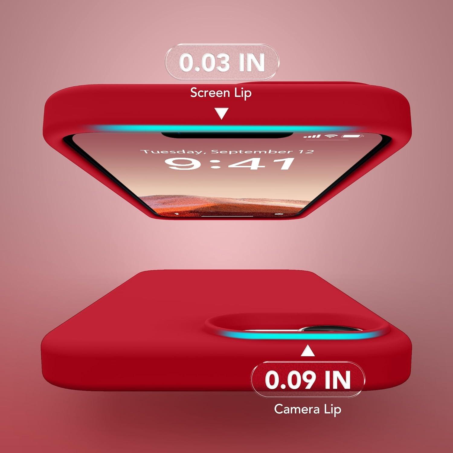 Magnetic for iPhone 17E 16E Case, Compatible with MagSafe, [Soft Anti-Scratch Microfiber Lining] Slim Silicone Shockproof Protective Phone Case for iPhone 16E 17E 6.1" Cover Casing