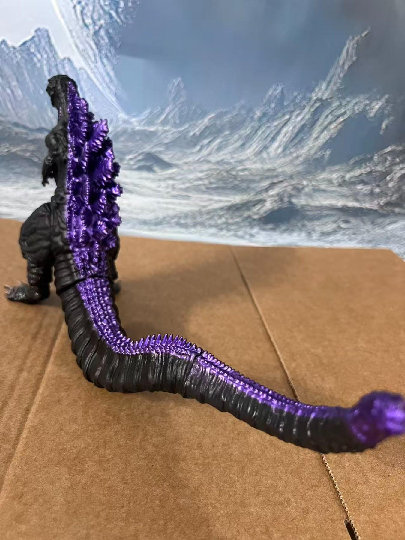 Long-Tailed Lotus Dinosaur Figurine, 3D Monster Decoration Model, Adult Hobby Collection, Birthday Gift, Unique Decorative Piece