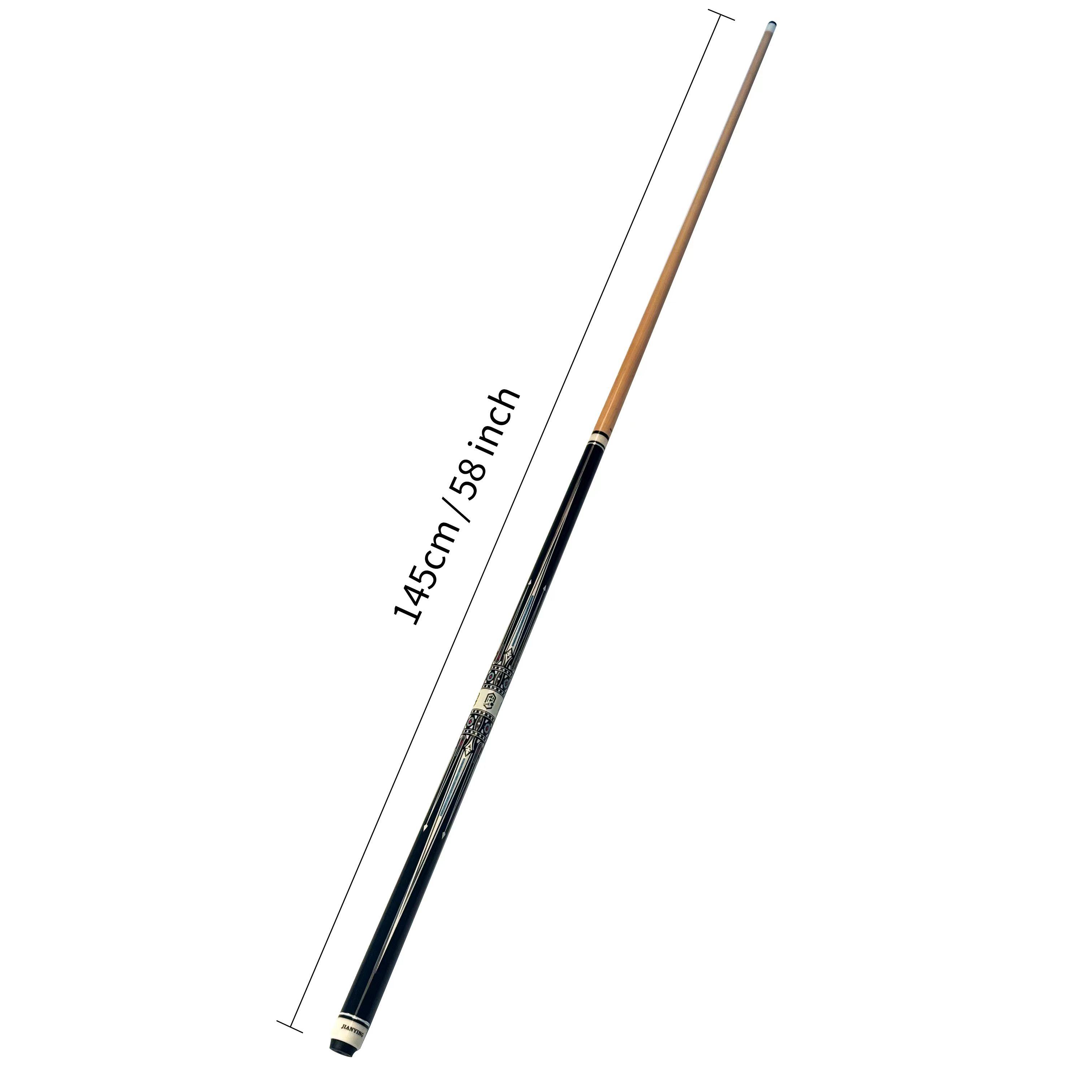 Premium  Billiards Cue Set With Leather Case, 1/2 Split, 12.5mm Tip, 18-20oz Weight, 58 inches Length, Perfect for Professional and Recreational Player.