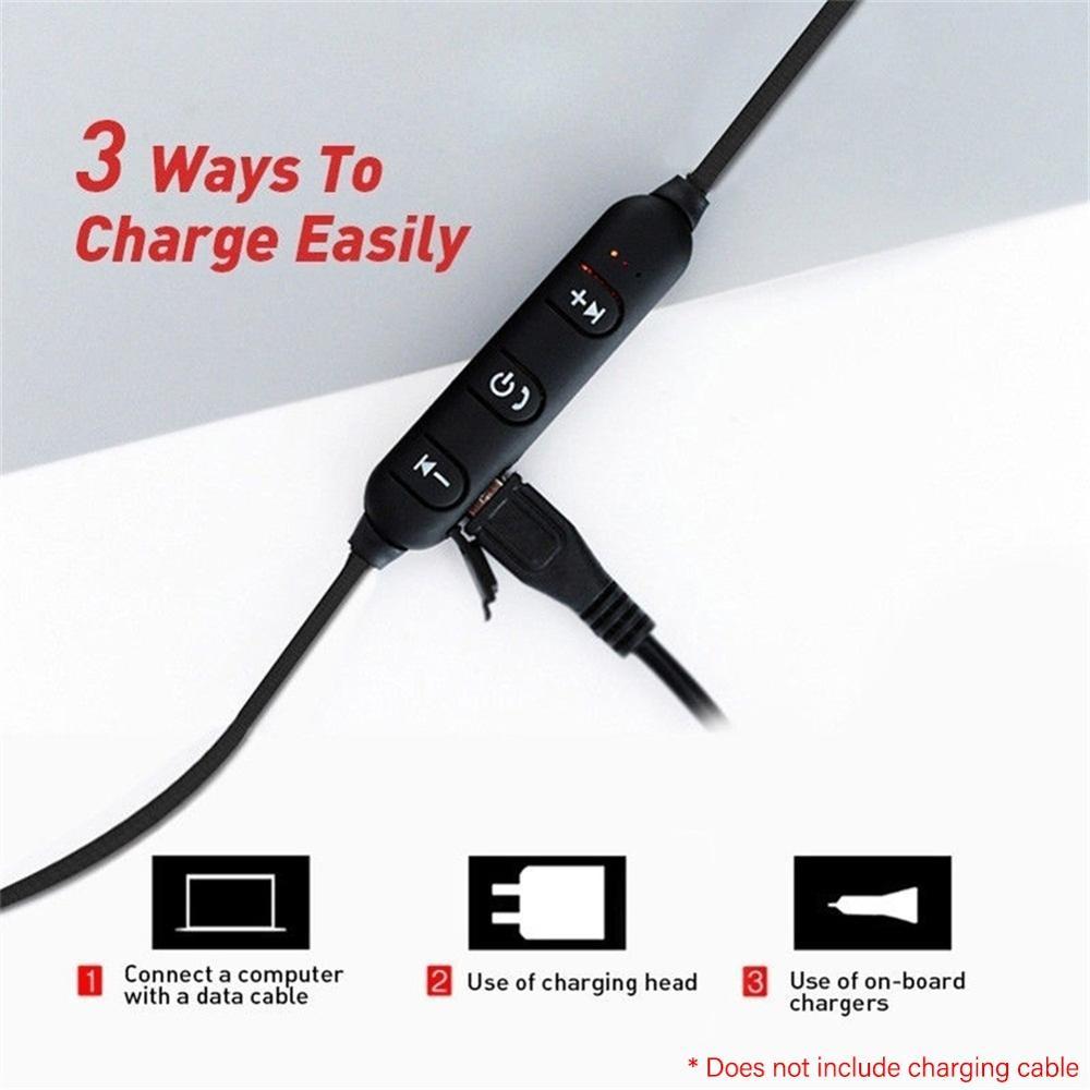 Bluetooth 4.2 Wireless Earphone Sports Headset Waterproof Earbuds Neckband Magnetic Headphone With Mic For Samrtphones