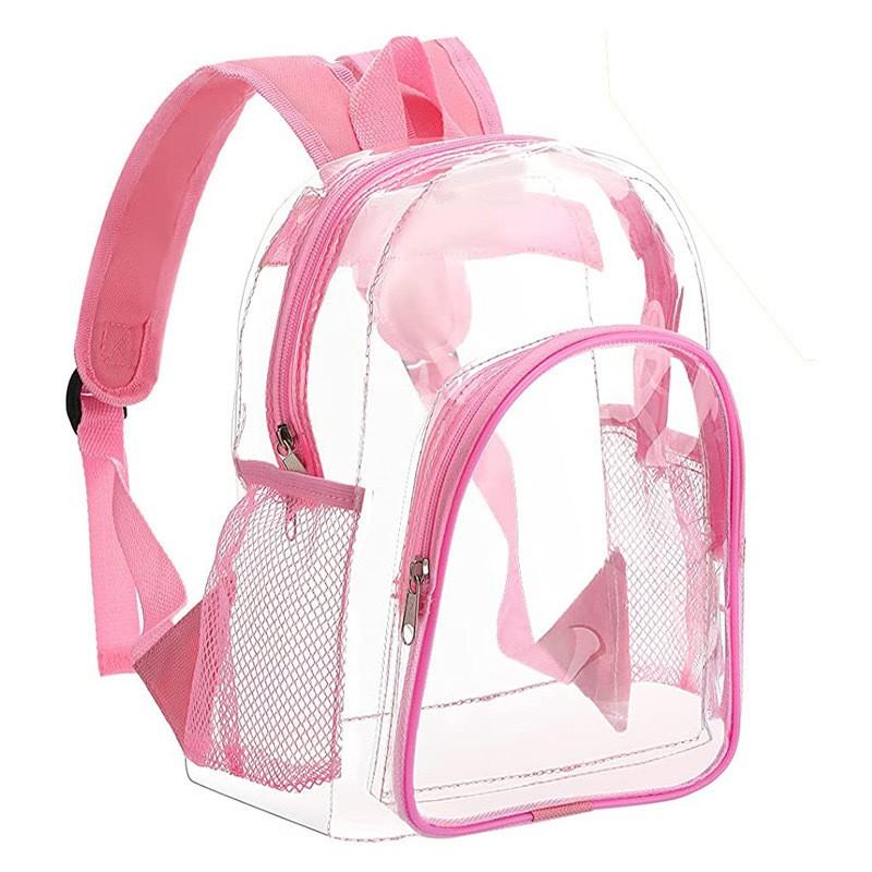 Transparent PVC Waterproof Backpack, Large Capacity School Bag, Travel Backpack for Men and Women, Durable and Lightweight Design