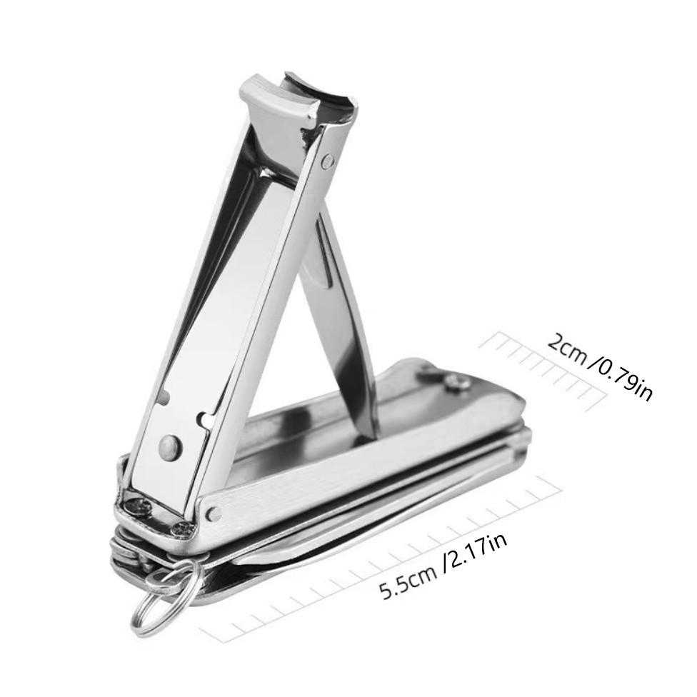 Mini Multifunctional Tool Set with Keychain, Portable Stainless Steel Folding Nail Clippers, Screwdriver, Scissors for Outdoor Camping and Daily Use