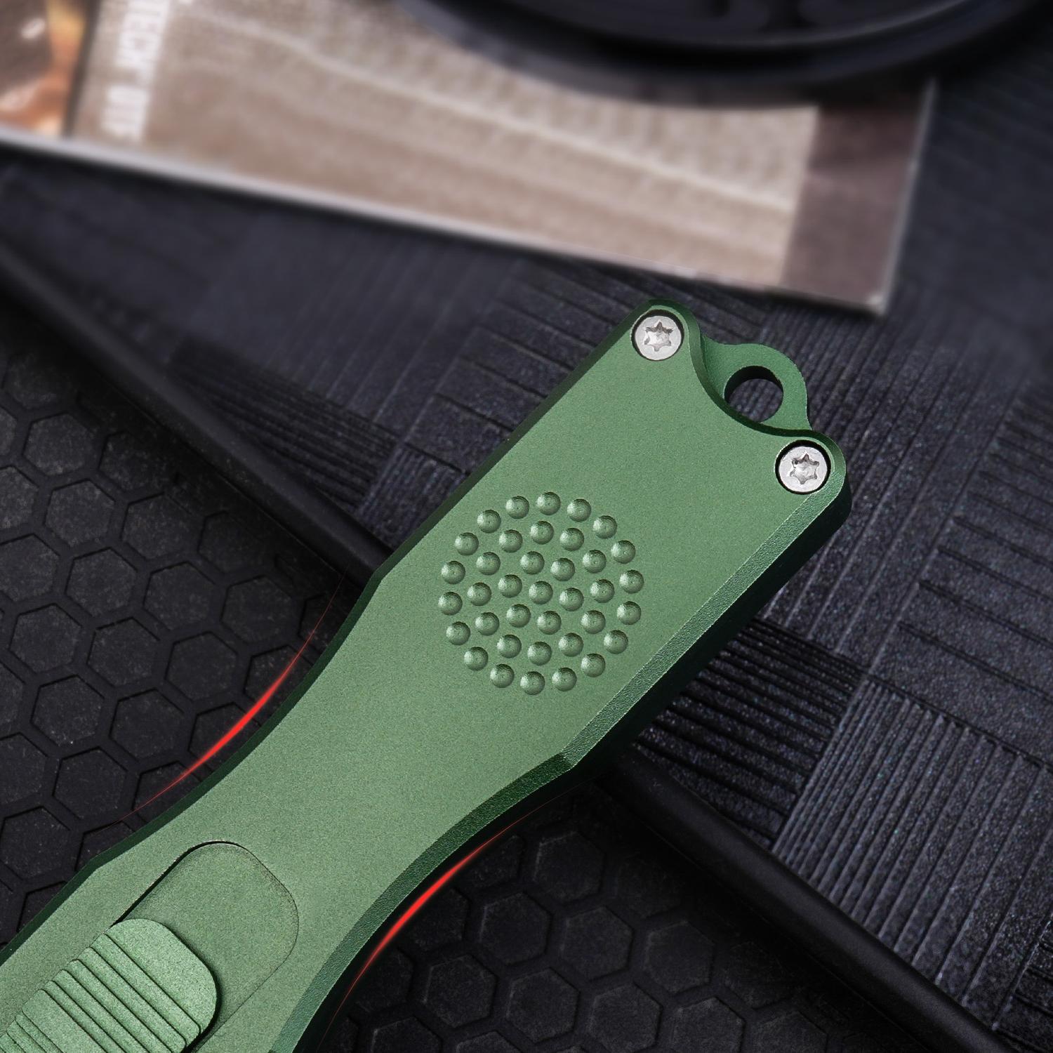 1pc Keychain Accessory, Aluminum Alloy Pocket Knife, Paper Cutter, Includes Pen Clip, Compact and Portable Design, Ideal for Daily Use