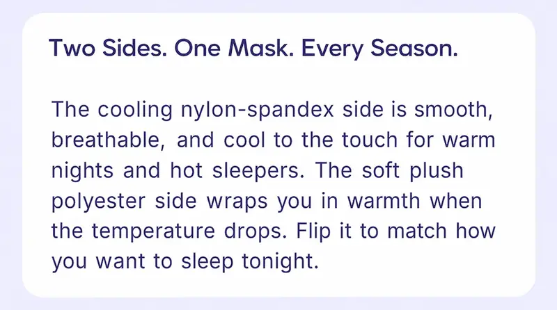 Mellow Sleep | Lights Out Weighted Eye Mask – Strapless 360° Wraparound Sleep Mask, Deep Pressure Relaxation Eye Mask for Better Sleep, Soft Comfortable Light Blocking Eye Mask for Travel, Naps & Stress Relief