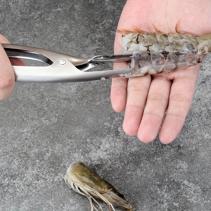 Stainless Steel Shrimp Peeler Multifunctional Shrimp Deveining Tool Shrimp Cleaner ShrimpThread Knife Shell Peeler Kitchen Tool