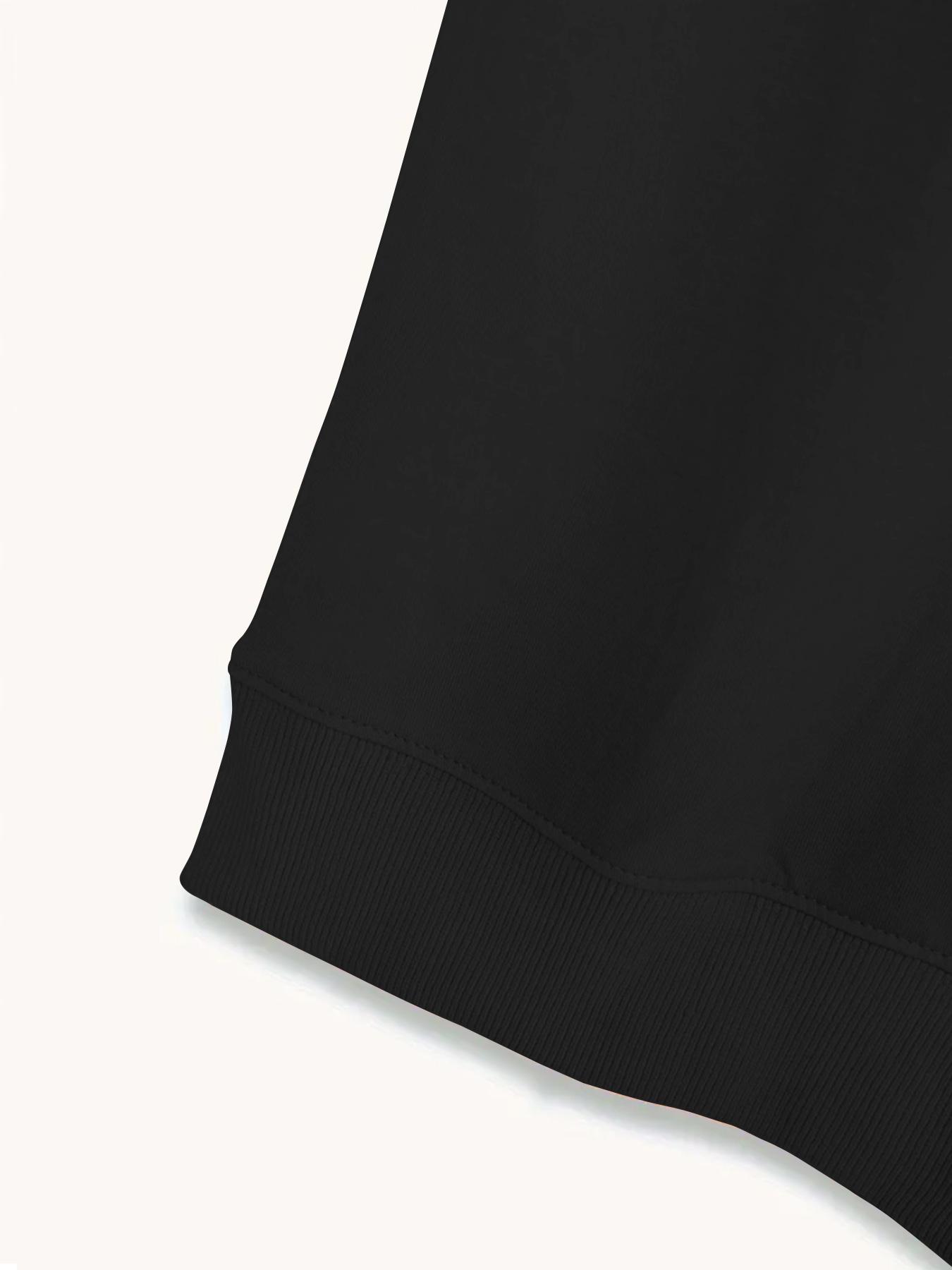 Women's Casual Expression Graphic Pullover Sweater, Soft Long Sleeve Round Neck Sweatshirt, Comfortable Daily Wear, Womenswear