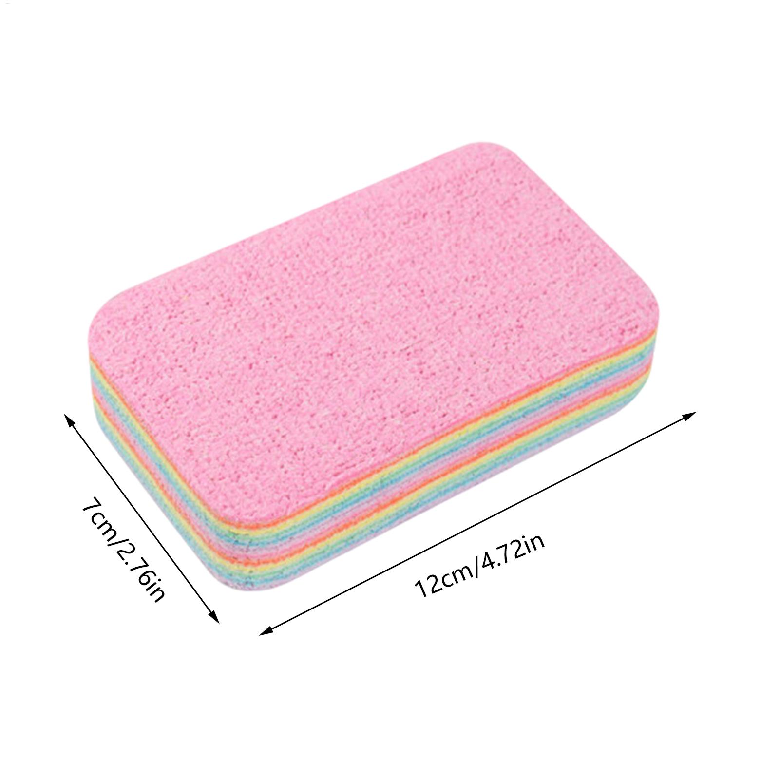 Peelable Layer Cleaning Sponges 12-Ply Reusable Microfiber Dish Towels Highly Absorbent Scrub Rags for Kitchen Multi-Use Sponges