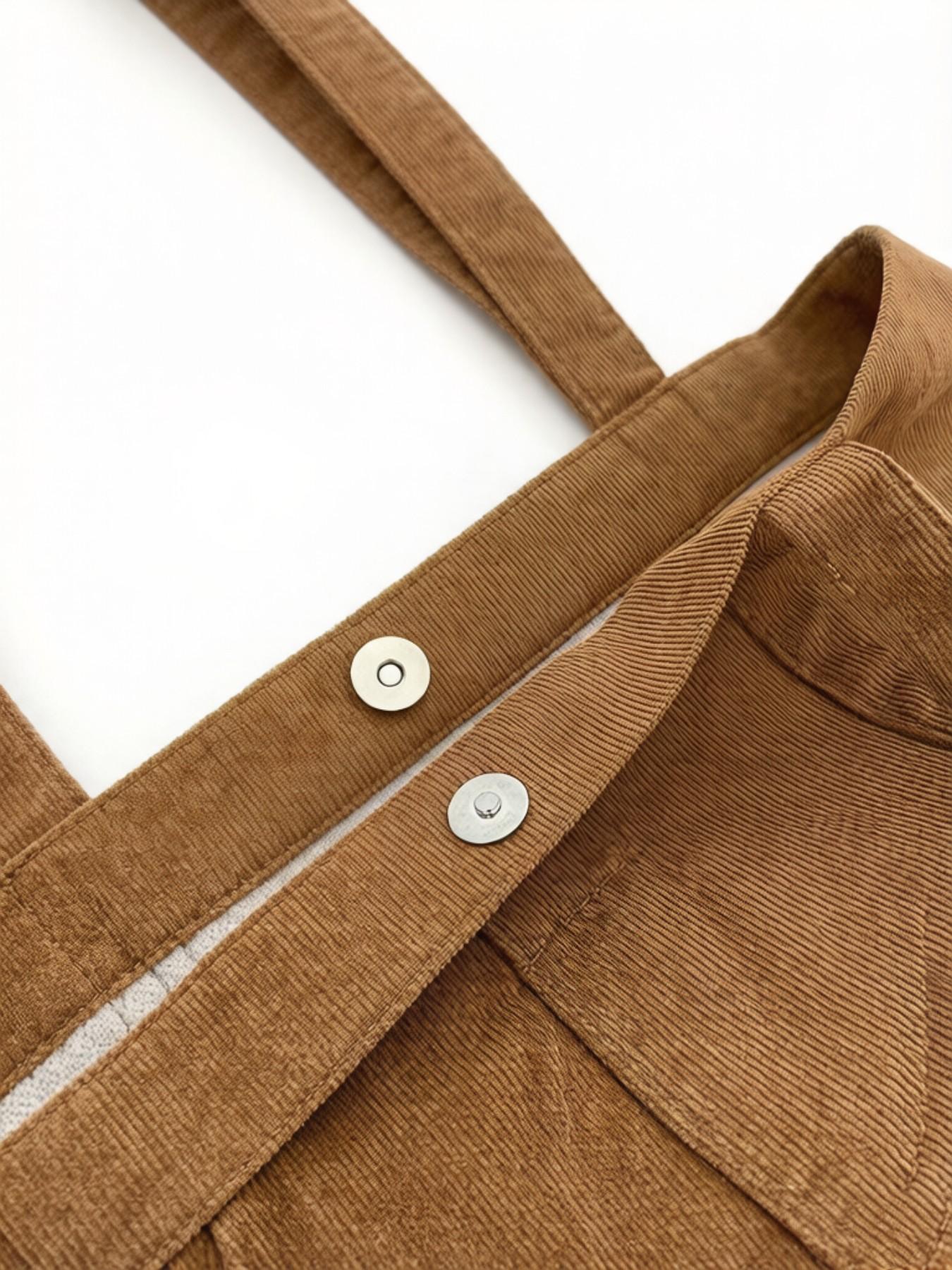 1 Piece Simple Fashionable Canvas Tote Bag, Casual Letter Leaf Print Shopping Shoulder Bag for Ladies Students