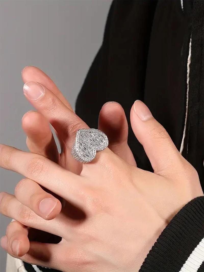 1 PC Luxury Cubic Zirconia Rings For Women For Wedding Engagement Party Jewelry Valentine's Day Gift