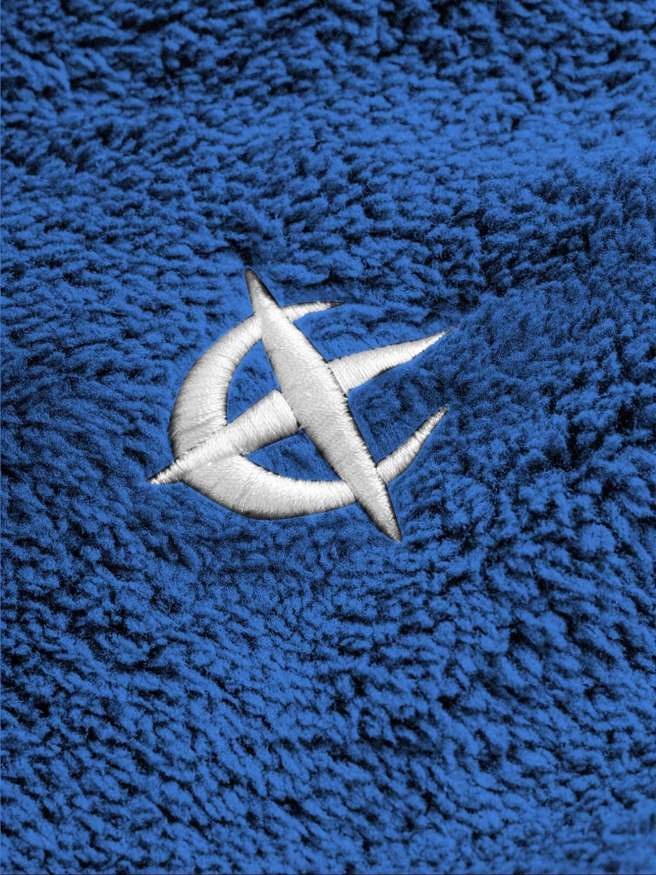 Men's Blue Fleece Jacket, TikTok Viral Street Style Oversized Warm Fleece Coat, Fashionable Casual Outerwear for Daily Wear & Ideal Christmas Gift