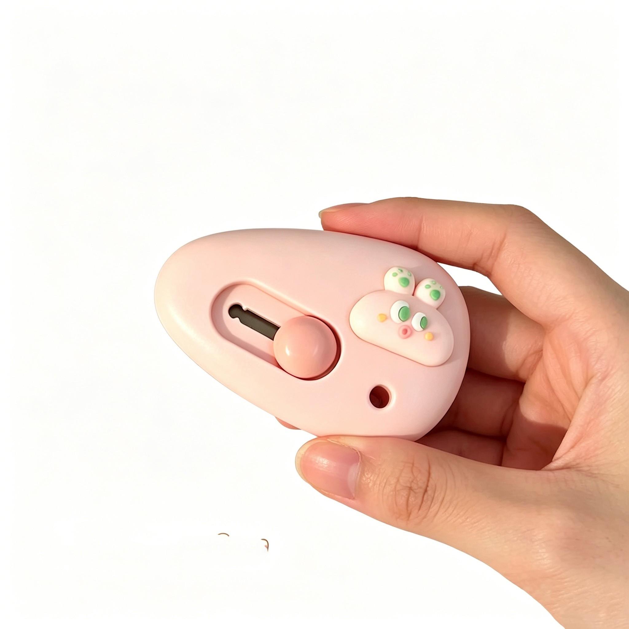Bunny Mini Craft Knife, Portable Hand Tool, Ideal for Unboxing and Opening Letters, Box Cutter, Convenient Home Use, Office Gadgets, Office Cutting Supply, 2 Pieces/1 Piece