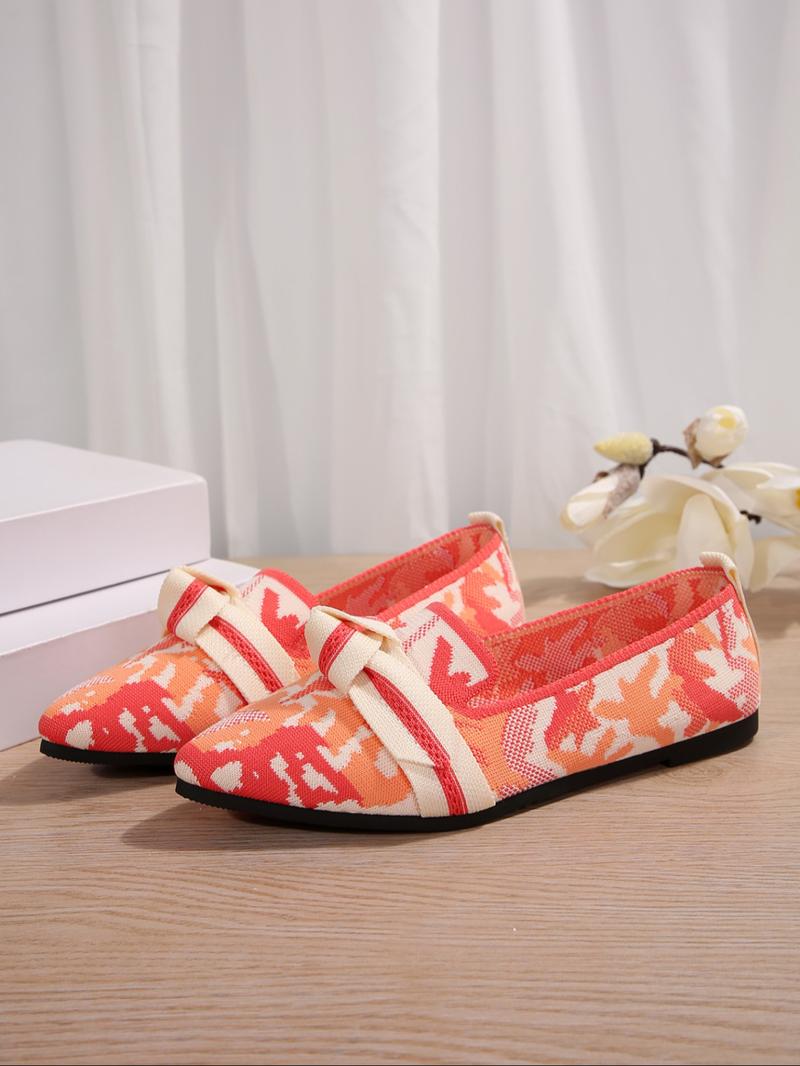 Women's Fashionable Plain Color Ballet Flats, Scandinavian Ballet Flats, Casual Comfortable Flat Shoes for Daily Wear, Lightweight Breathable Shoes for Women & Girls, Running