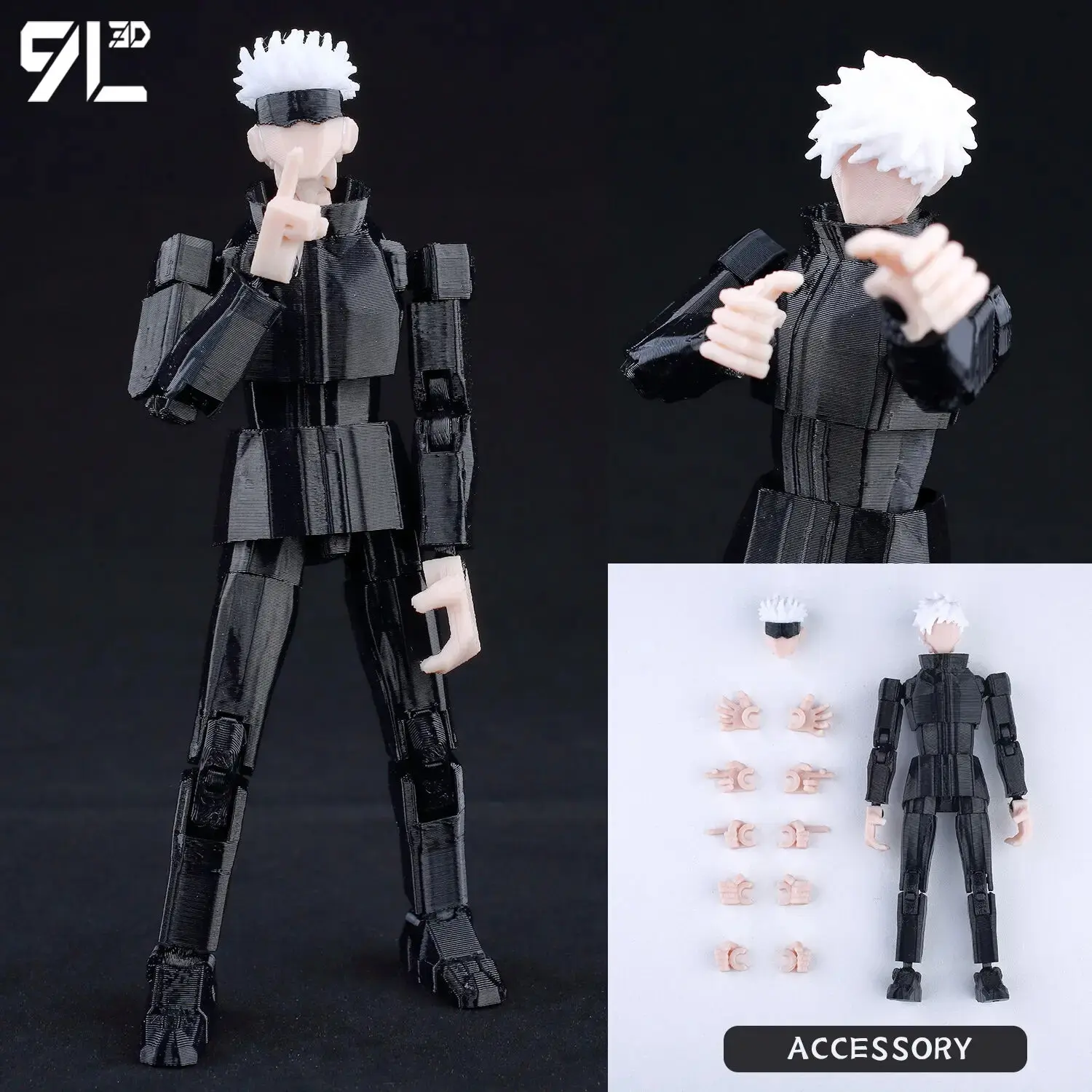 Gojo Black Outfit