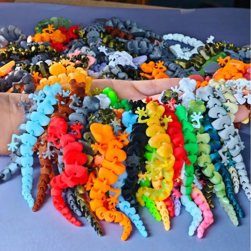 5pcs Mini Lizard Decorations, Natural Style Micro Landscape, Plastic Material, Indoor Aquarium Decoration, DIY Hobby Essentials