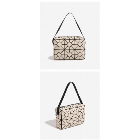 New Summer Autumn Trendy Unique Design Geometric Rhombus Cupid Small Square Bag, Versatile Single Shoulder Crossbody Underarm Bag