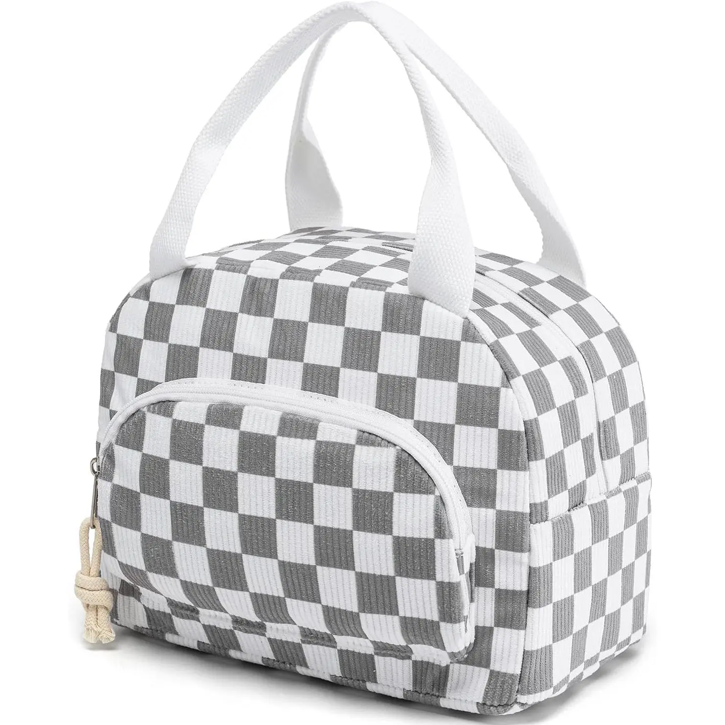 Beige-Gray Plaid
