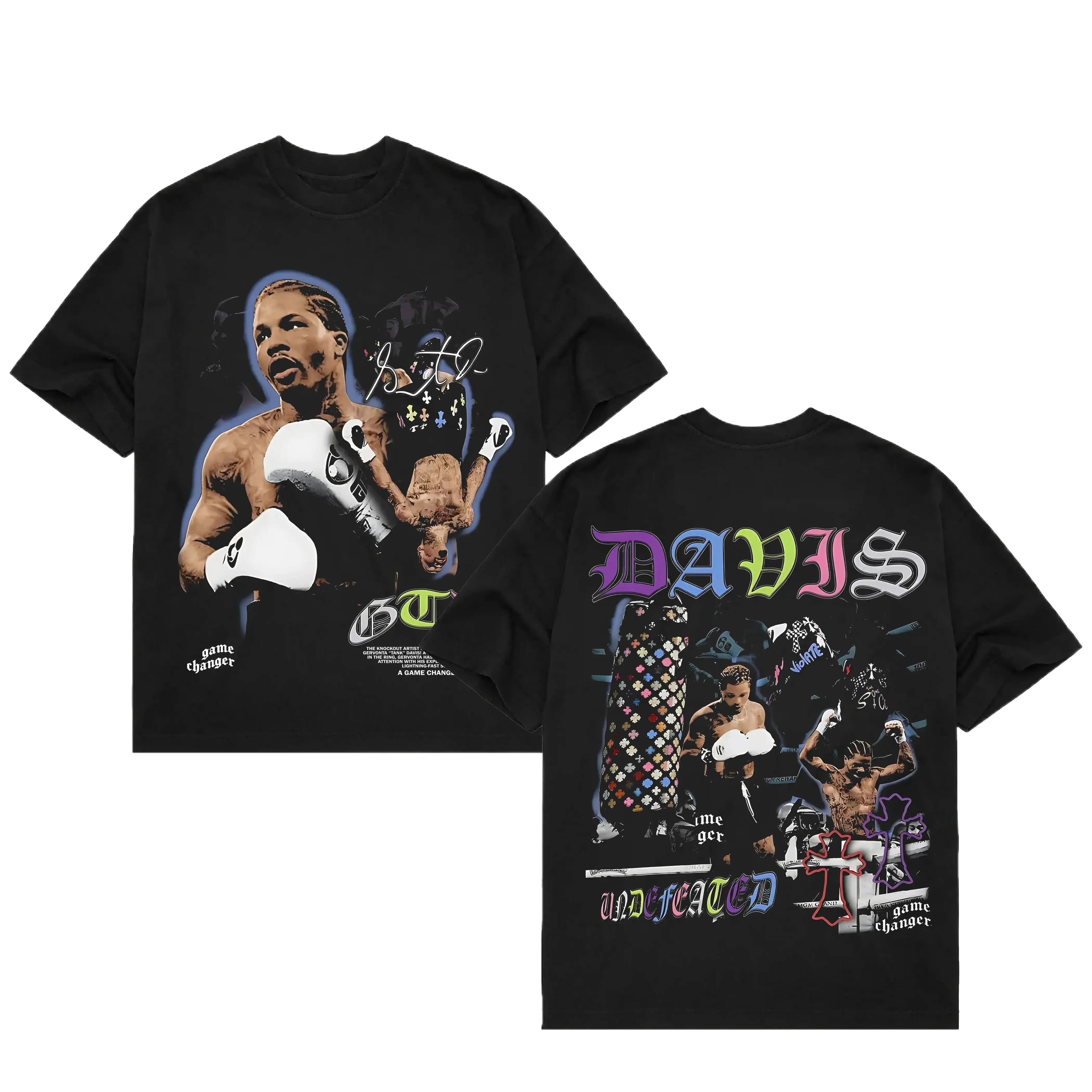 [Sale Up To 50%] Unisex GERVONTA DAVIS V2 TEE, Boxing T-shirt, Boxer Tee, Sports Shirt, UFC Shirt, Workout T-shirt, Gift for Him Hoodie Sweatshirt Menswear Streetwear