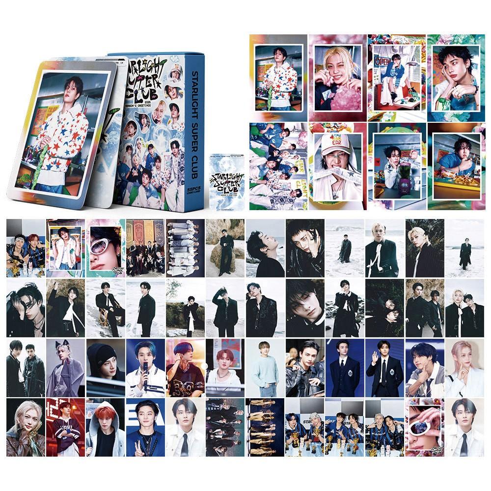 Kpop Male Group Skz2026 Starlight Club Theme Style Lomo Postcard Set, Photo Card Collection, Perfect Gift for Fans