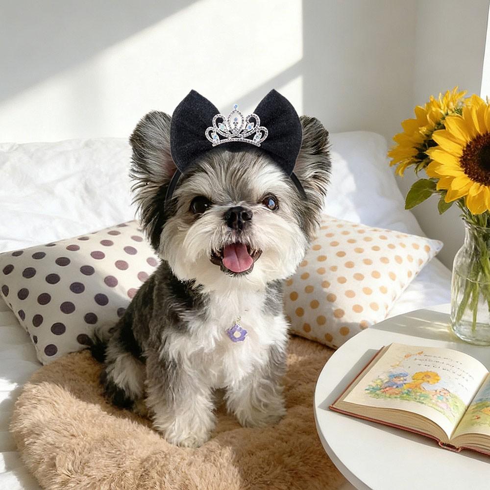 1pc Crown Cute Dog Adjustable Pet Headband, Suitable for Small Medium Pets, Perfect for Photography Daily Beauty, Adorable Design