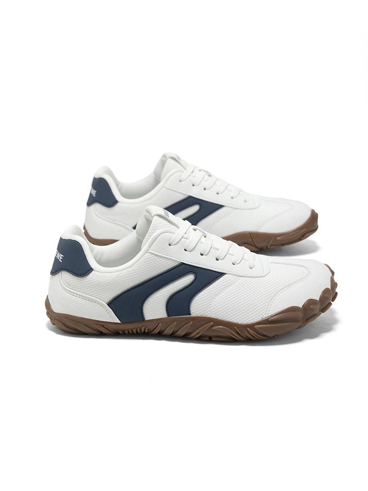 Barewe Unisex Wide Toe Barefoot Shoes, Lightweight Soft Sole Walking Shoes, Spring Fall Casual Skateboard Sports Shoes