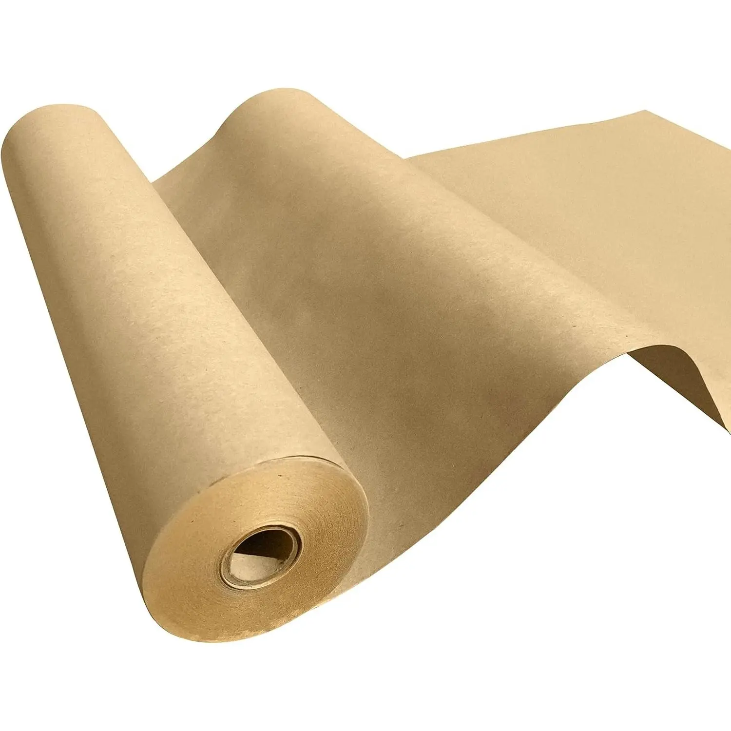 Brown Kraft Paper 17.50" x 2400" (200 feet) Jumbo Roll, Ideal for Gift Wrapping, Art & Craft, Postal, Packing, Shipping, Floor Covering, Parcel, Table Runner, 100% Recycled Made in USA