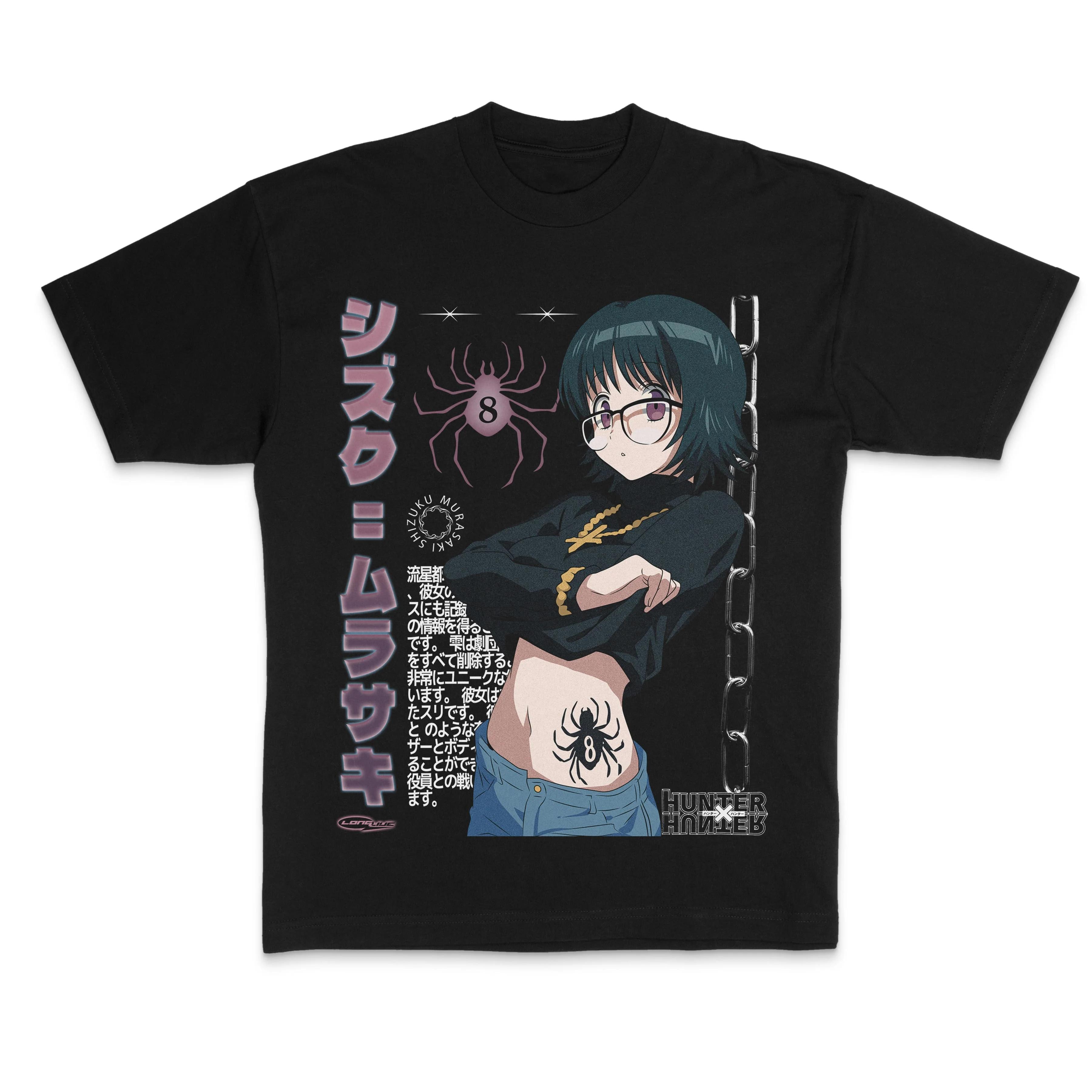 Shizuku Vintage Graphic Tees Hunter x Hunter Tshirt Unisex Manga