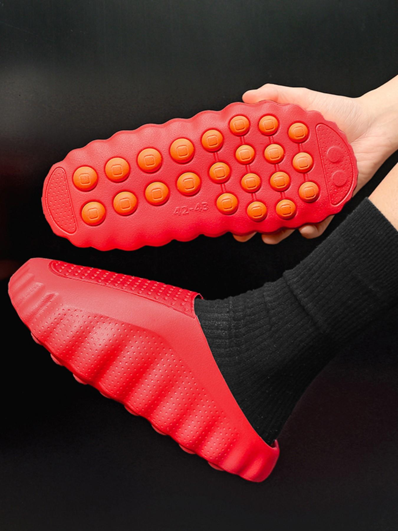 2026 Bestselling Massage Slippers, Pre-Competition Comfort Fit, Soft Toe Recovery Slippers, Waterproof Smoke, Wearable Outdoor