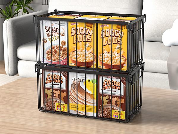 Msercuor Upgraded Freezer Organizer Bins2/4/6/8 Pack MAX Capacity Stackable Baskets for 5/7 Cu.FT Deep Freezers Rust-Proof Airflow-Friendly Kitchen & Pantry Storage Heavy-Duty Anti-Rust Metal Msercuor Upgraded Freezer Organizer Bins2/4/6/8 Pack MAX Capacity Stackable Baskets for 5/7 Cu.FT Deep Freezers Rust-Proof Airflow-Friendly Kitchen & Pantry Storage Heavy-Duty Anti-Rust Metal