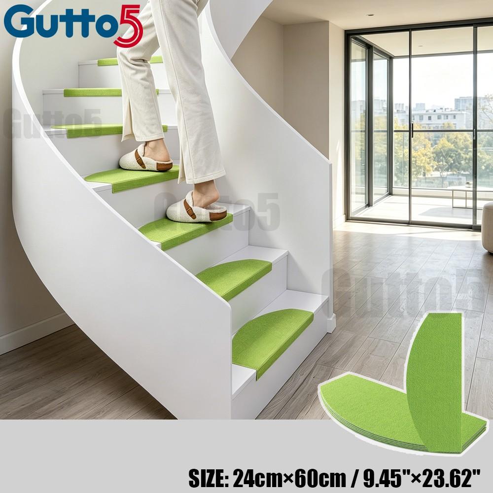 10pcs/15pcs Removable Self-Adhesive Stair Mats, Floor Mat, Indoor Carpet Rugs, Plain Color, Cuttable Reusable, DIY Home Decor, Anti-Slip