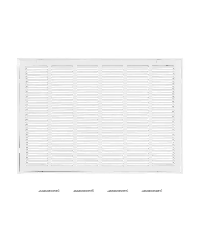 【toolupgrade】VEVOR Return Air Filter Grille, Fits W30x H20 Inch Duct Opening, Filter Not Included, Return Air Vent Cover for Wall, Powder-Coated Steel Return Air Grill Detachable Face/Door for 1 inch Filters