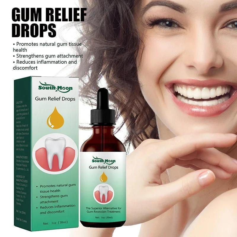 Gum Repair Drops Relieve Receding Gingival Swelling Gum Cleaning Care Oral Periodontal Hygiene Remove Yellow Tartar 2024 New