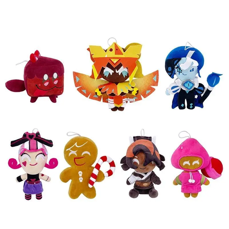 2026 Hot selling toys 18-25cm Cookie Run Kingdom Plush Toys Doll Shadow Milk Cookie GingerBrave Golden Cheese Cookie Plush Soft Stuffed Toy Gifts Internet-famous toy