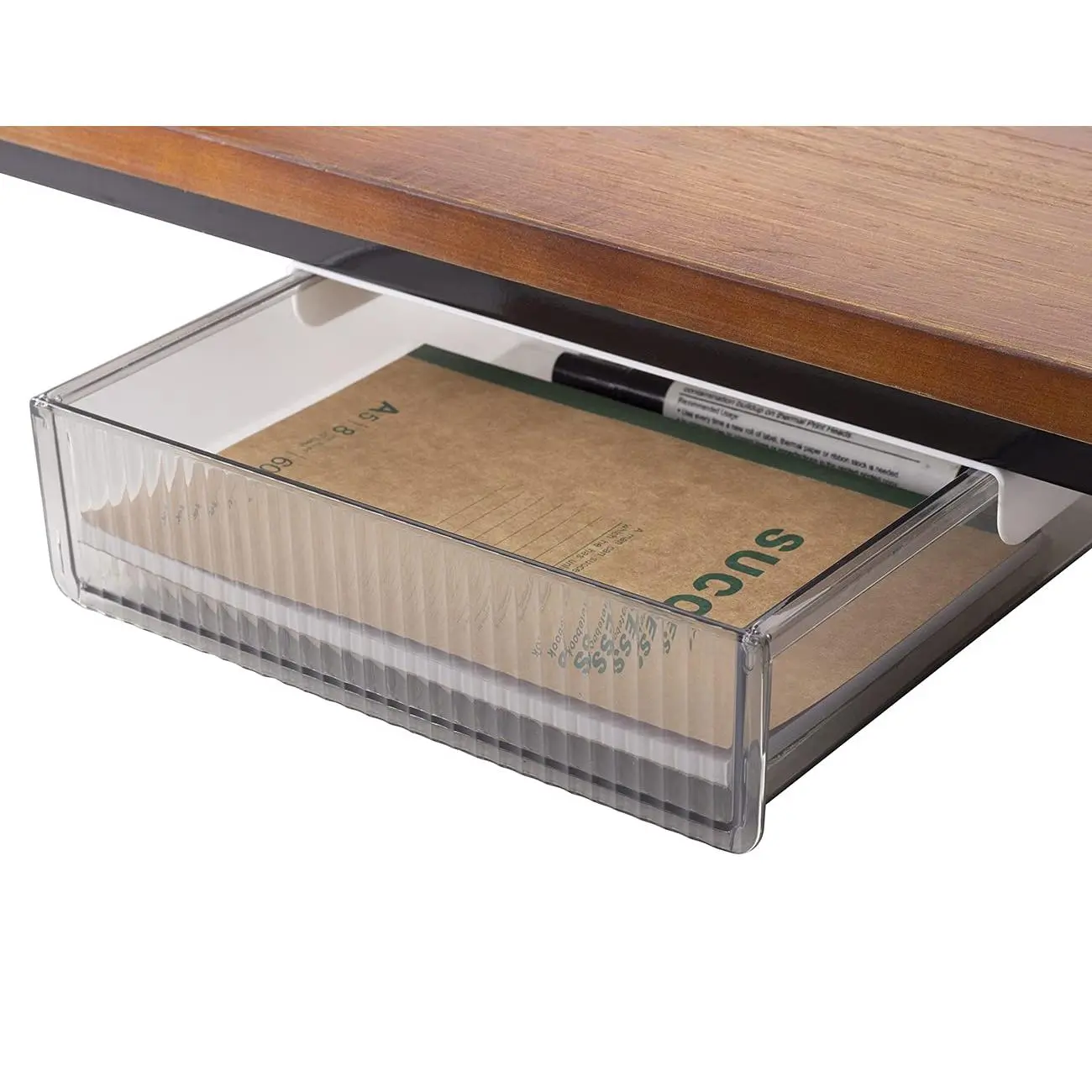 Under Desk  Drawer , Hidden Pull Out Desk Drawer, No Drill Space Saving  for Home Office, Desk Accessories, Stationery,  & Small Items makeup storage  pantry  stuff organizer  capacity