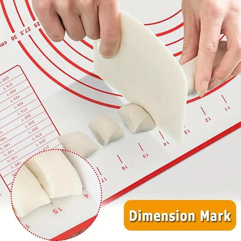 Silicone Dough Mat, Non-slip Non-stick Dough Kneading Mat, Kneading Pad, Multipurpose Baking Mat, Baking Supplies