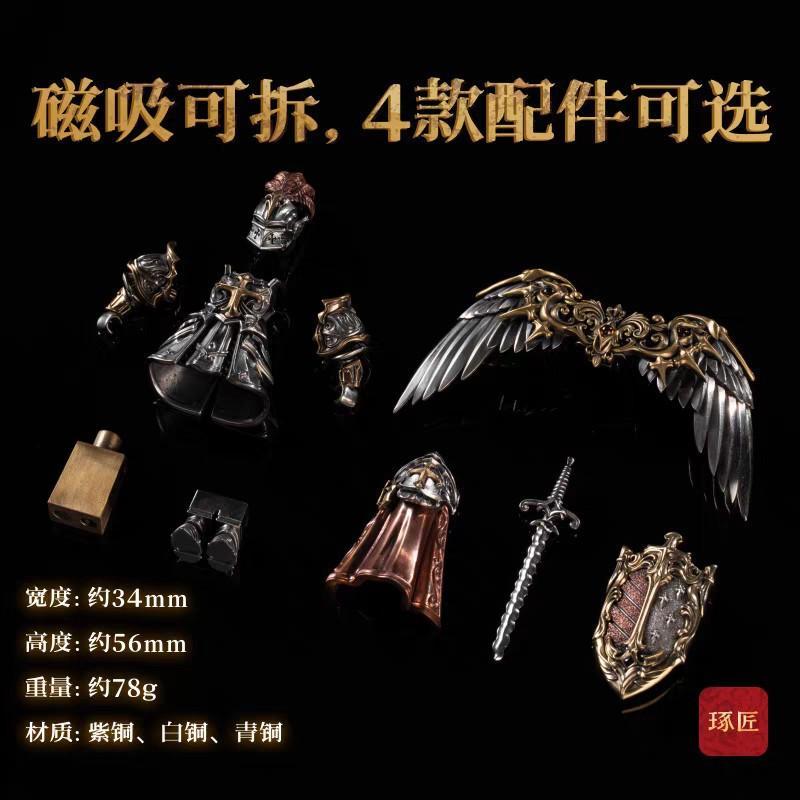 2026 new Ancient Greek Mythology Spartan Warrior MOC Building Blocks Magnetic Detachable Delicate Metal Figurine Ornament Bricks Toys