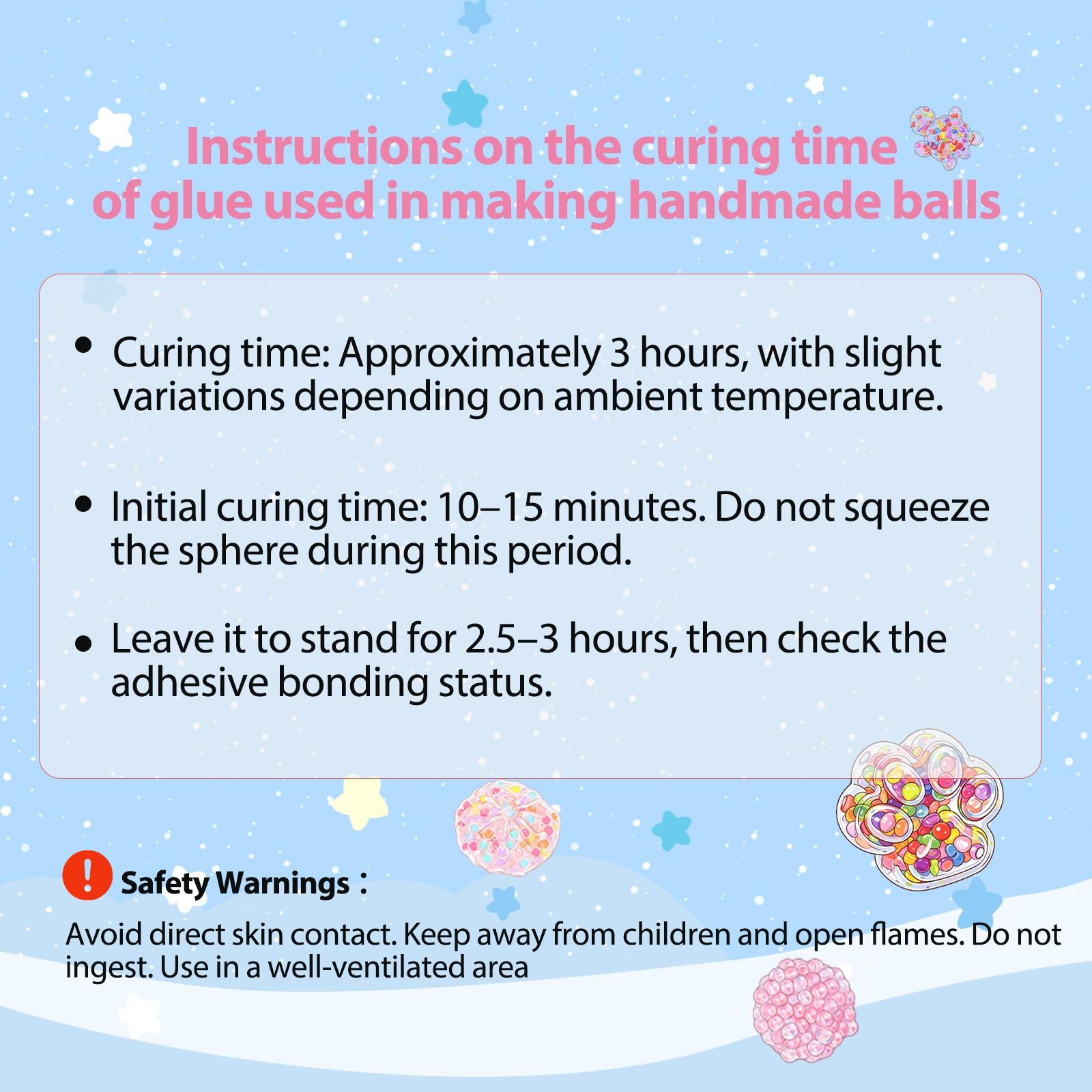DIY Handmade Stress Relief Ball Kit, Stress Ball Fidgets, Dumpling Shape, Shiny Series, Includes 6 Transparent Balloon Skins, Expander & 8 Straps, Stress Relief Set, Stress Relief Tools