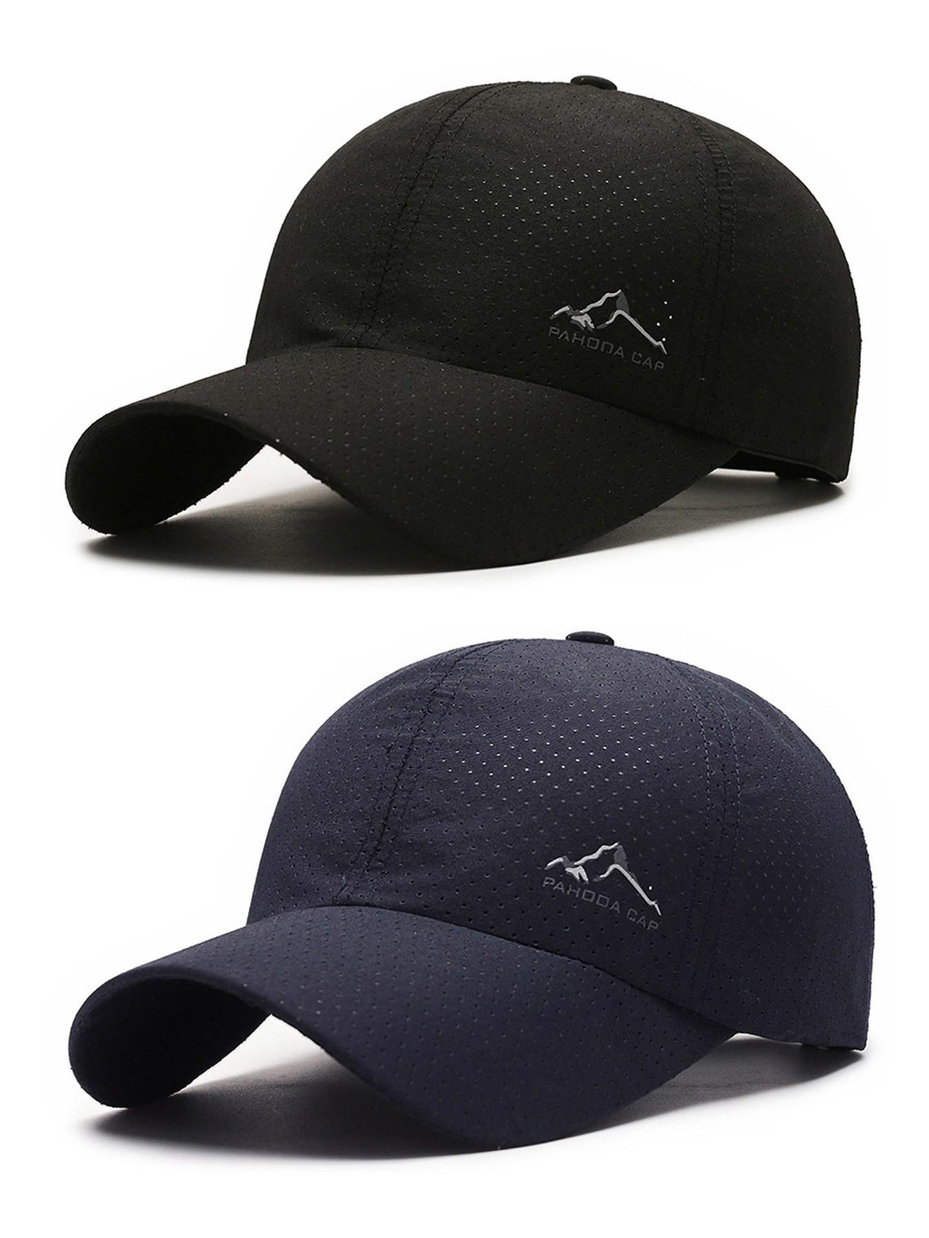 2Pack Quick Drying Sun Hat UPF 50+ Baseball Cap Summer UV Protection Outdoor Cap Men Women Sport Cap Hat