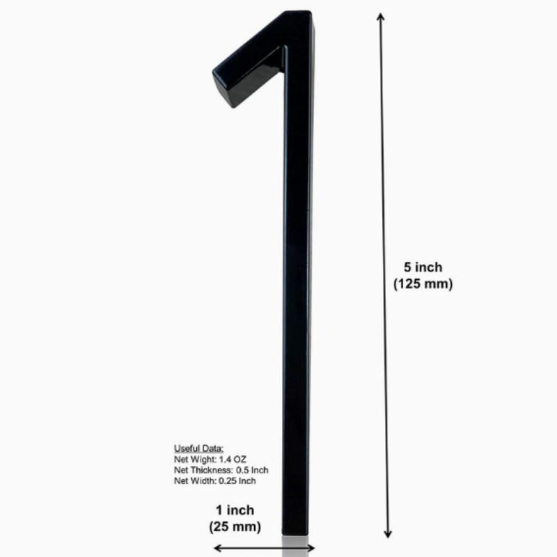 Relief Doorplate, Zinc Alloy Material, Metal Address Sign, Outdoor Door Number Plate 0-9, Durable and Stylish Home Accessory