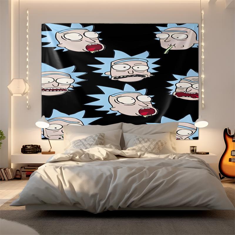 Rick And Morty Patterned Tapestries, Fashionable Room Flags, Unique Wall Art In The Living Room And Bedroom, Very Special Gifts Rick And Morty Patterned Tapestries, Fashionable Room Flags, Unique Wall Art In The Living Room And Bedroom, Very Special Gifts