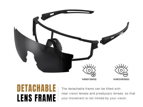 TURBOPEP 2 Pairs Professional Sports Sunglasses, Windproof Polarized Sunglasses for Men and Women ,Fishing, Baseball, Running, Sports Sunglass, UV400 Protection High Quality goggles