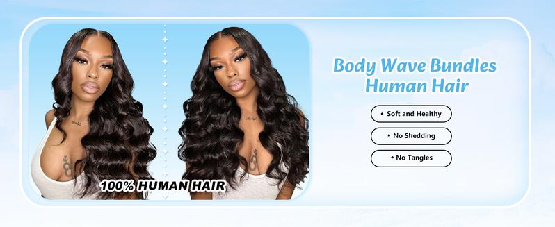 VIPbeauty Body Wave 12A Grade Brazilian Virgin 100% Human Hair Budget Friendly Quick Weave Sew in/Glue in Viral Hair Bundles
