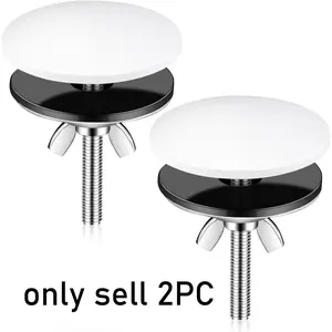 2Pcs 2 Inch Kitchen Sink Hole Cover Faucet Hole Cover Stainless Steel Kitchen Sink Tap Plate Stopper Blanking Metal Plug