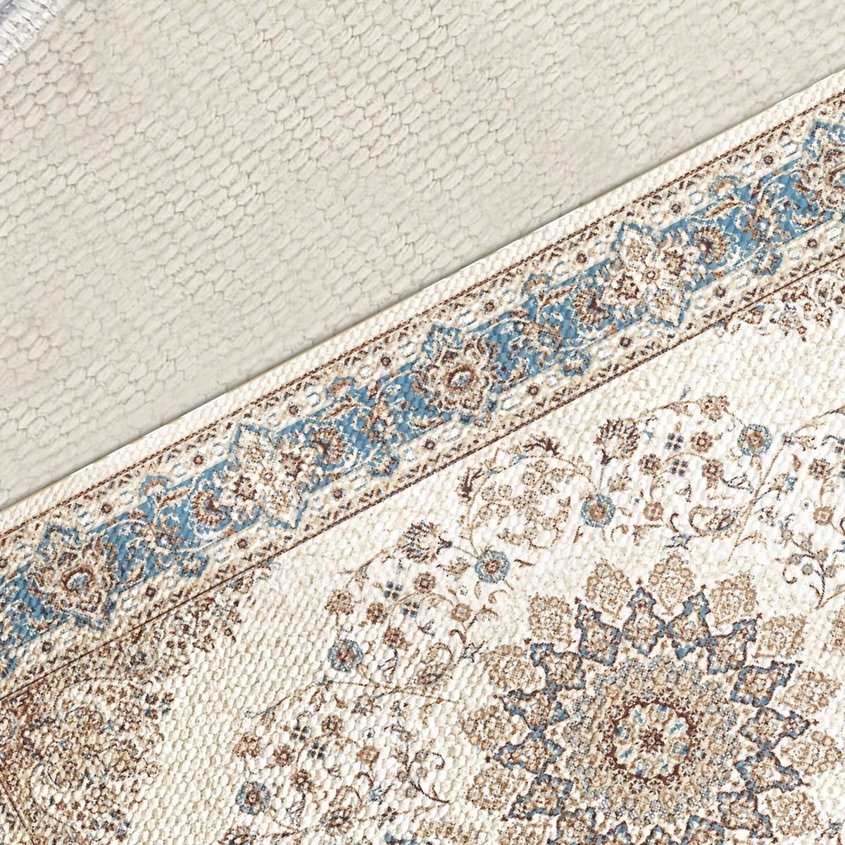 Vintage Central Asian Pattern Fringe Wall Hanging Tapestry, Luxe Ethnic Style Wall Decor Fabric, Bedroom Living Room Bed Head Art