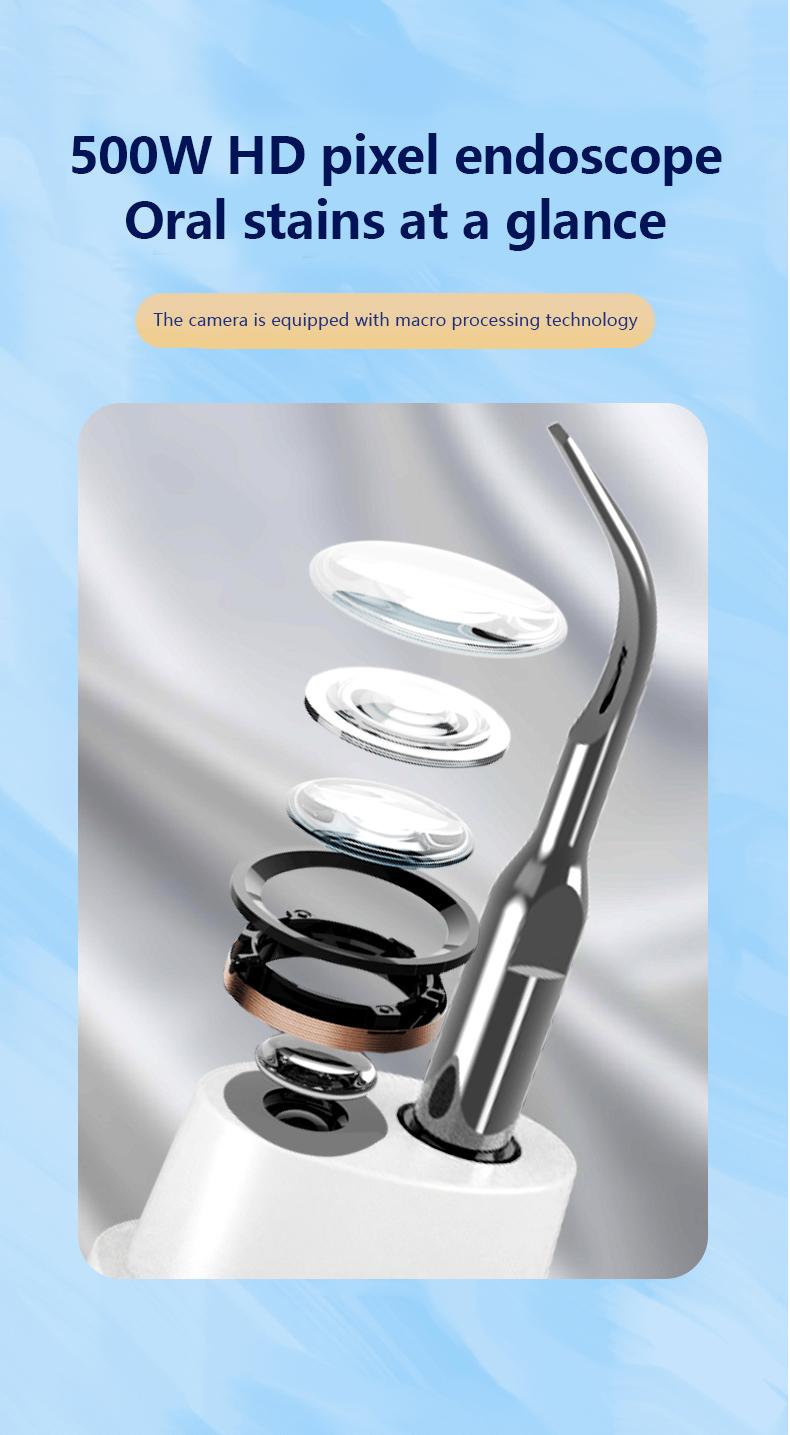 Ultrasonic Plaque & Tartar Remover for Teeth with Water Spray – Rechargeable Dental Scaler with LED Light, 5 Adjustable Modes, Cordless Electric Tooth Cleaner Kit for Calculus Removal & Oral Hygiene